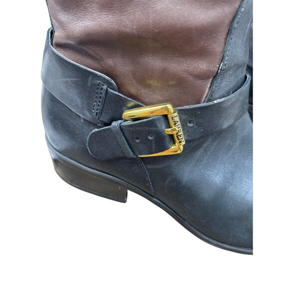 Ralph Lauren Womens Brown Leather Knee-High Equestrian Riding Boots 7B SKU 8964 - Picture 8 of 16